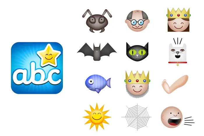abc Joined Up icon and various illustrations