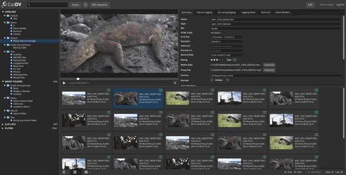 CatDV desktop client redesign