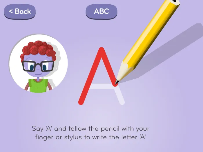 Write Uppercase app - Writing Letters