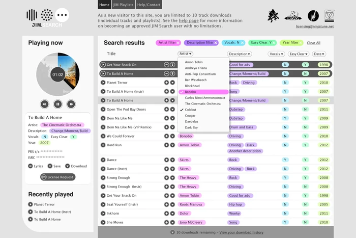 JIM Search