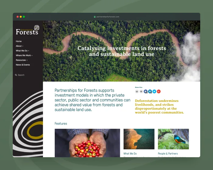 Partnerships for Forests - Homepage