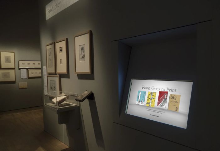 Pooh Goes to Print interactive touchscreen