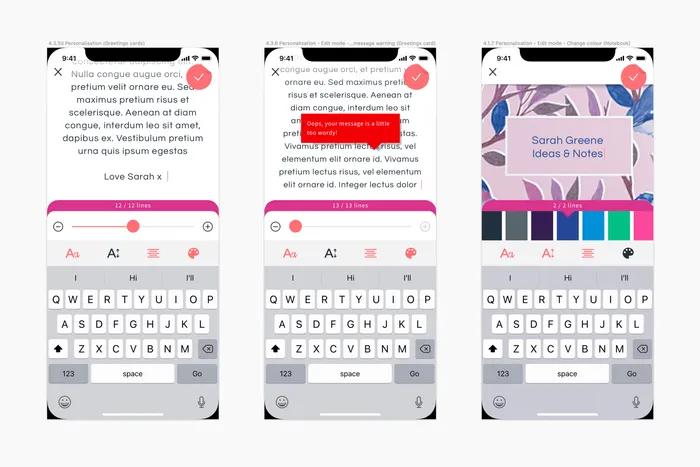 Formatting UI